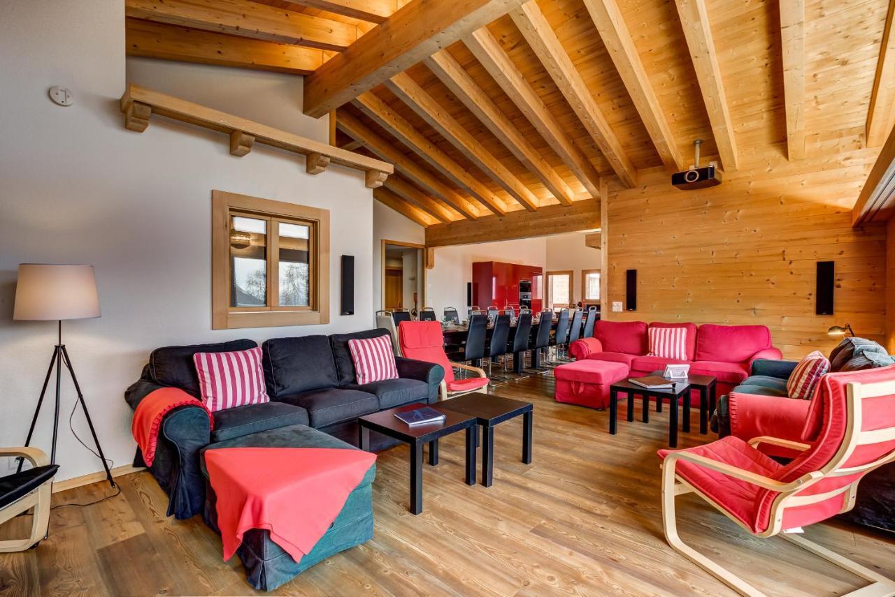 Chalet Flocon De Neige - Jacuzzi - Sauna La Tzoumaz Extérieur photo