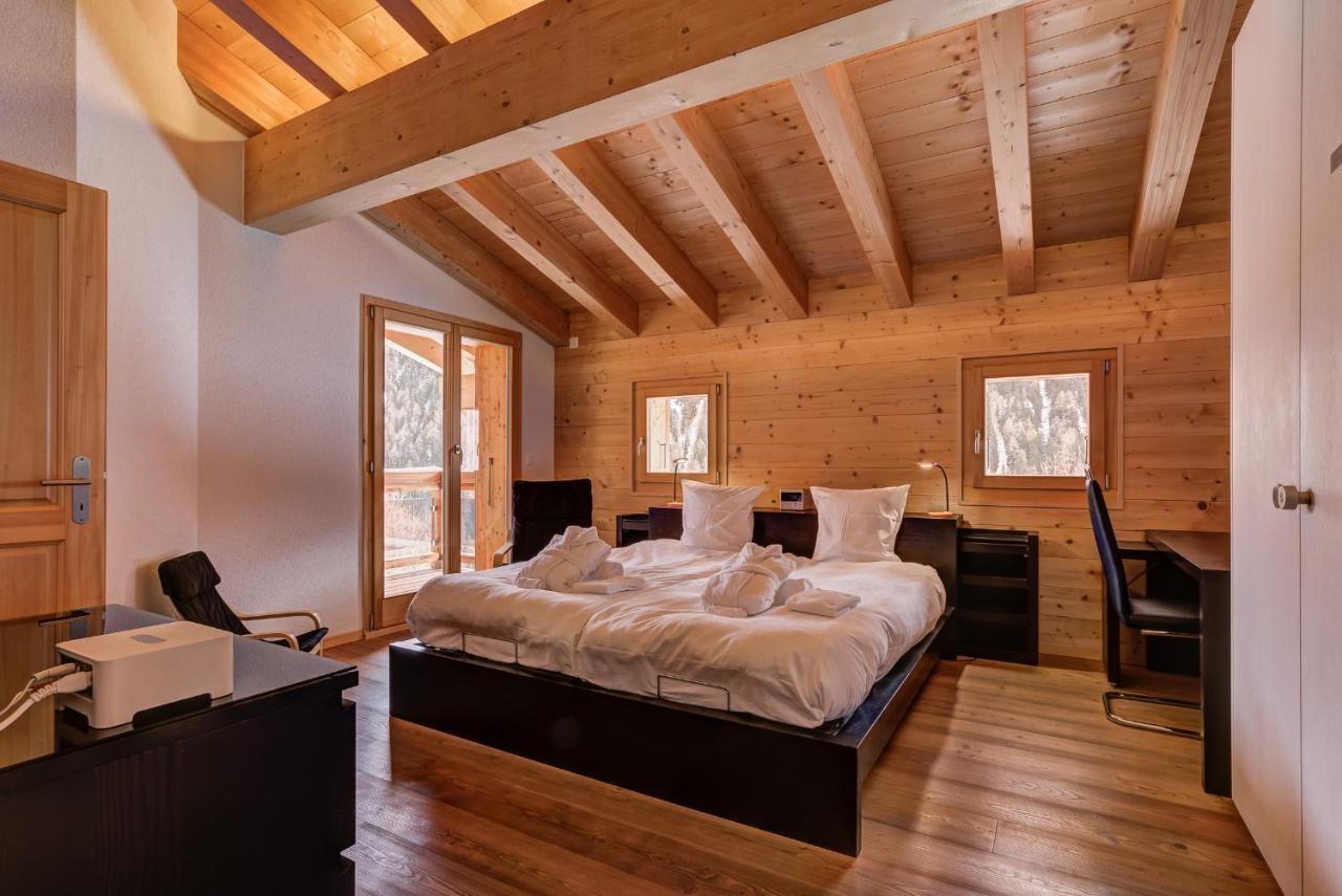 Chalet Flocon De Neige - Jacuzzi - Sauna La Tzoumaz Extérieur photo