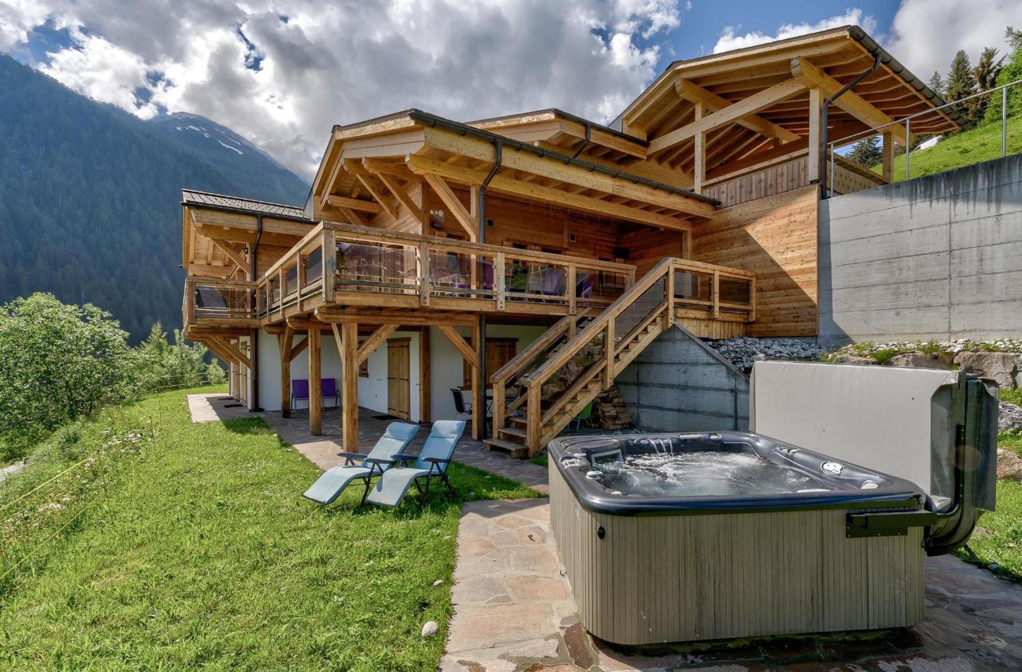 Chalet Flocon De Neige - Jacuzzi - Sauna La Tzoumaz Extérieur photo