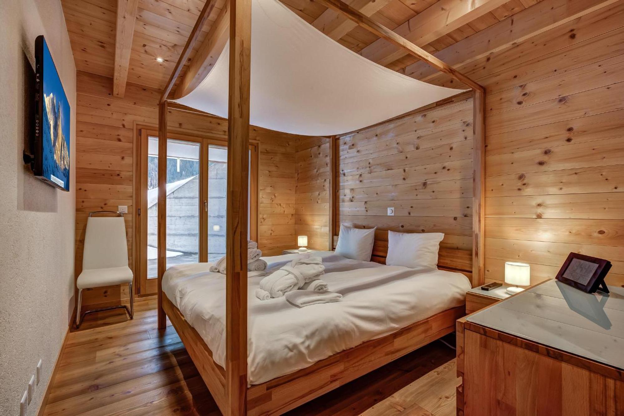 Chalet Flocon De Neige - Jacuzzi - Sauna La Tzoumaz Extérieur photo